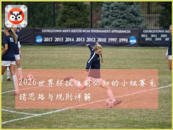 2026世界杯投注前必知的小组赛竞猜思路与规则详解