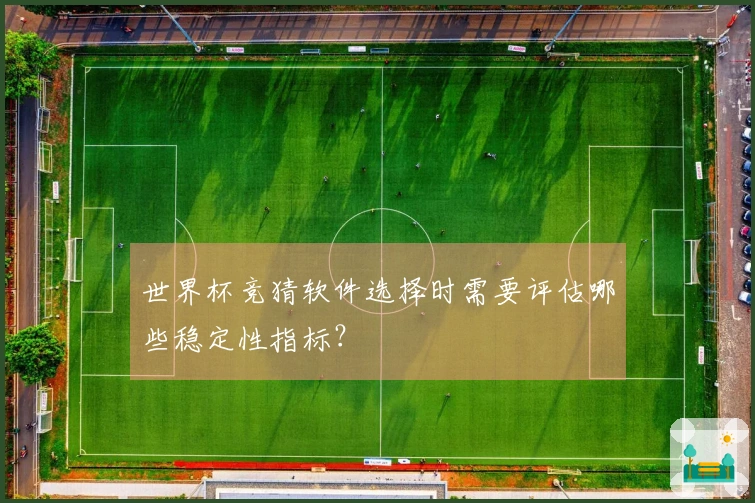 世界杯竞猜软件选择时需要评估哪些稳定性指标？